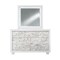 Global Furniture Usa Transitional Glam Marble, Metallic Santorini White Dresser 1477 - alternate 2